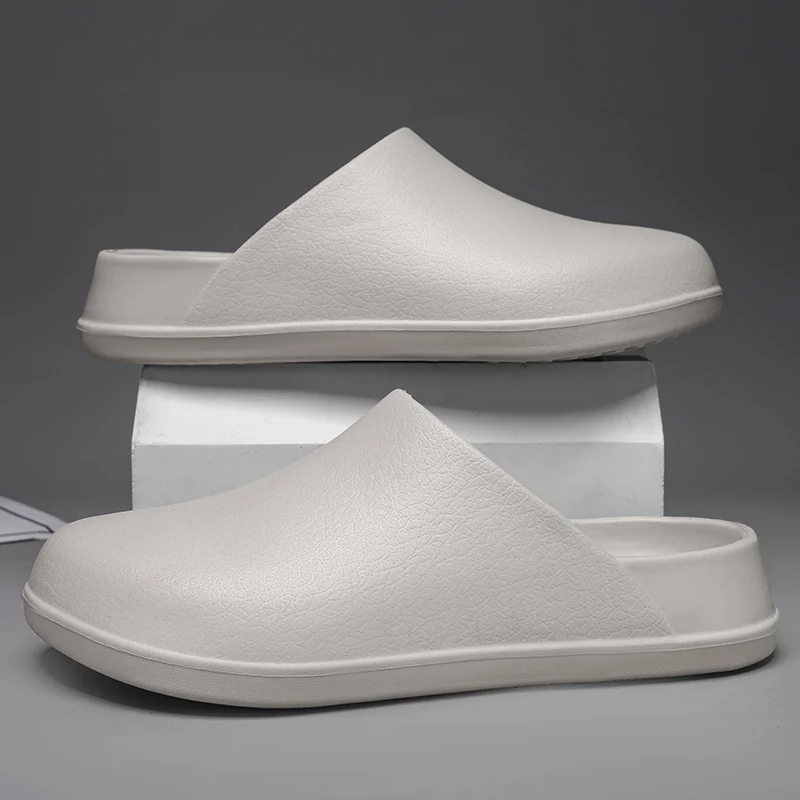 Original Men Clogs Slippers Comfort Mules Sandals Summer EVA Waterproof Non-slip Chef shoes Workers Outdoor Fishing Shoes - Image 3