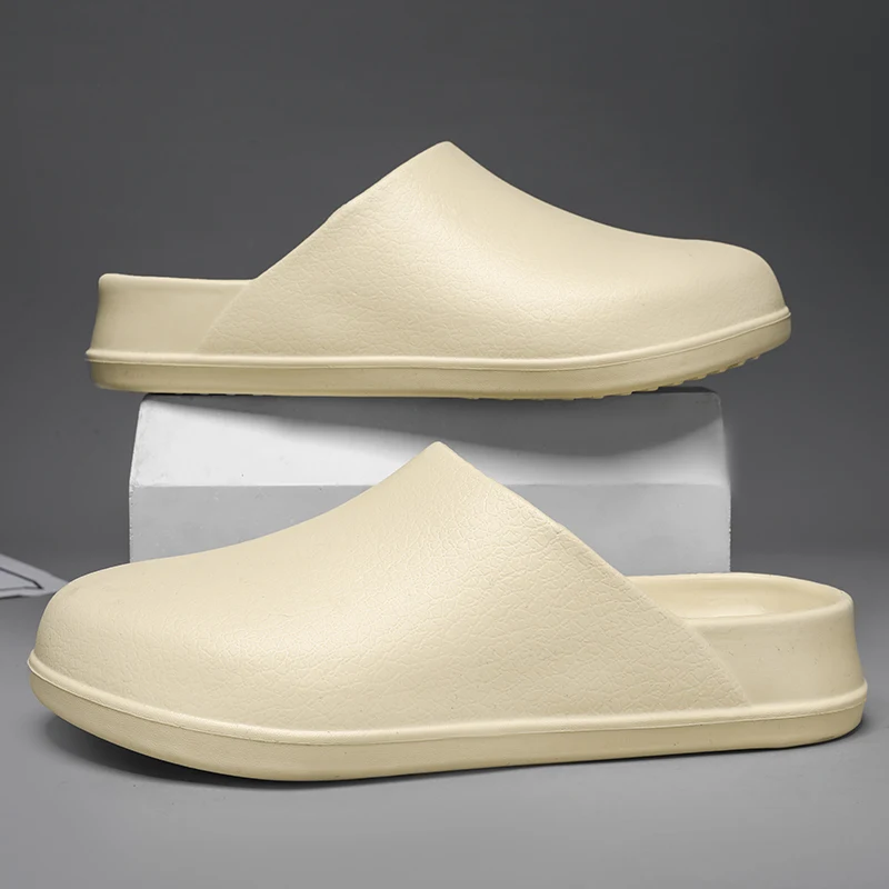 Original Men Clogs Slippers Comfort Mules Sandals Summer EVA Waterproof Non-slip Chef shoes Workers Outdoor Fishing Shoes - Image 2