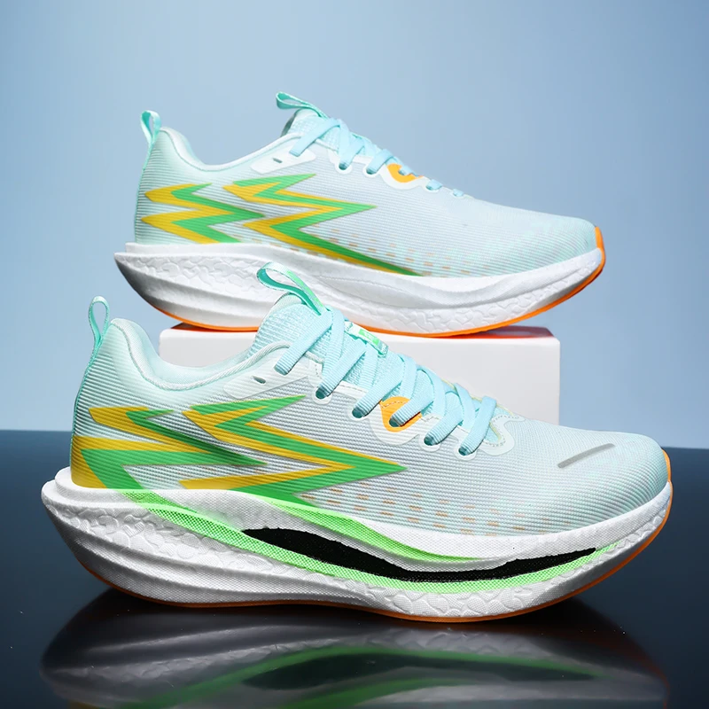 Marathon Men Running Shoes Carbon Board Speciality Sports Breathable Lightweight Women's Comfortable Chunta Athletic Sneakers - Image 5