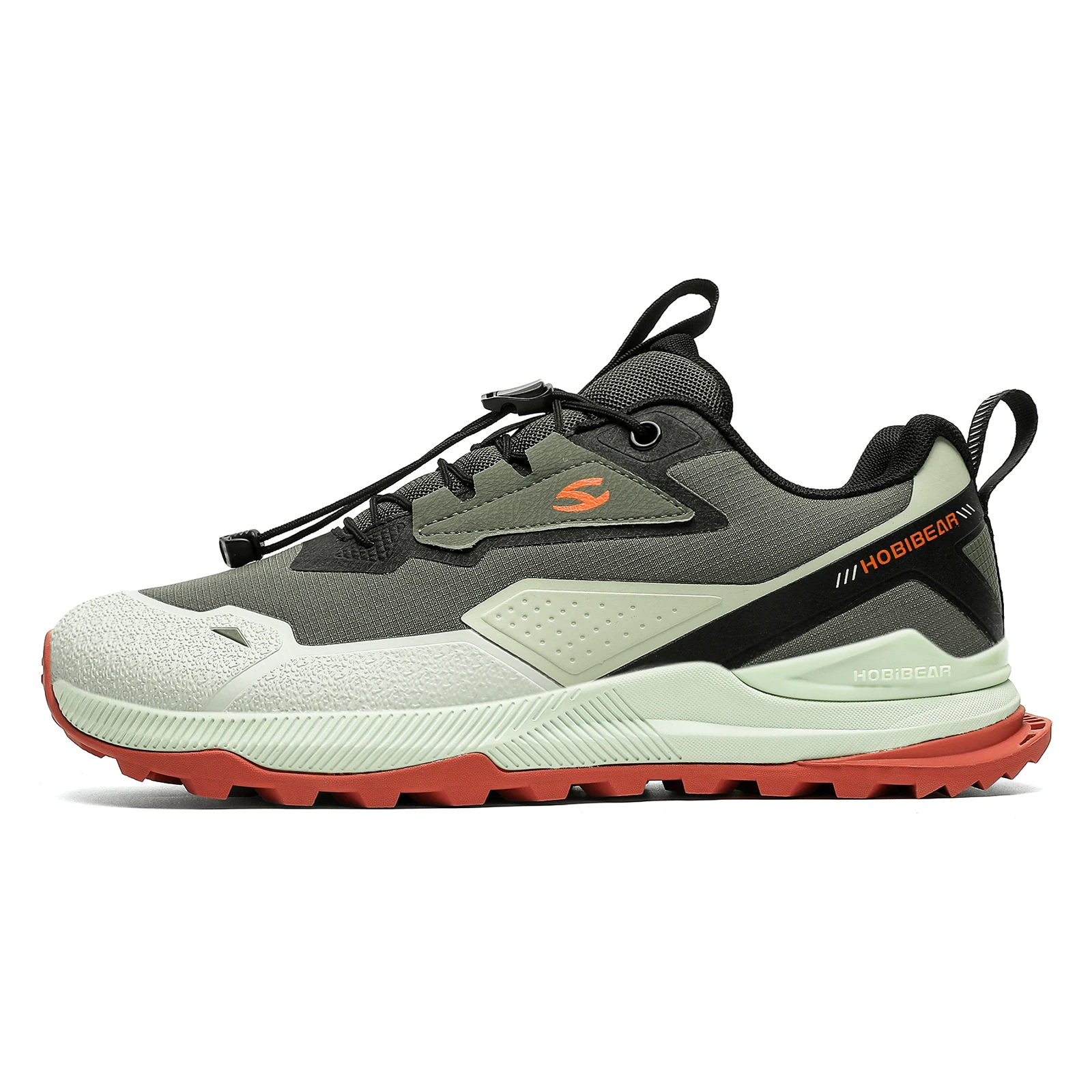 HOBIBEAR Hiking Walking Shoes for Men Women Elastic Band Non Slip Sneakers Comfortable Outdoor Travel Running Shoes - Image 4
