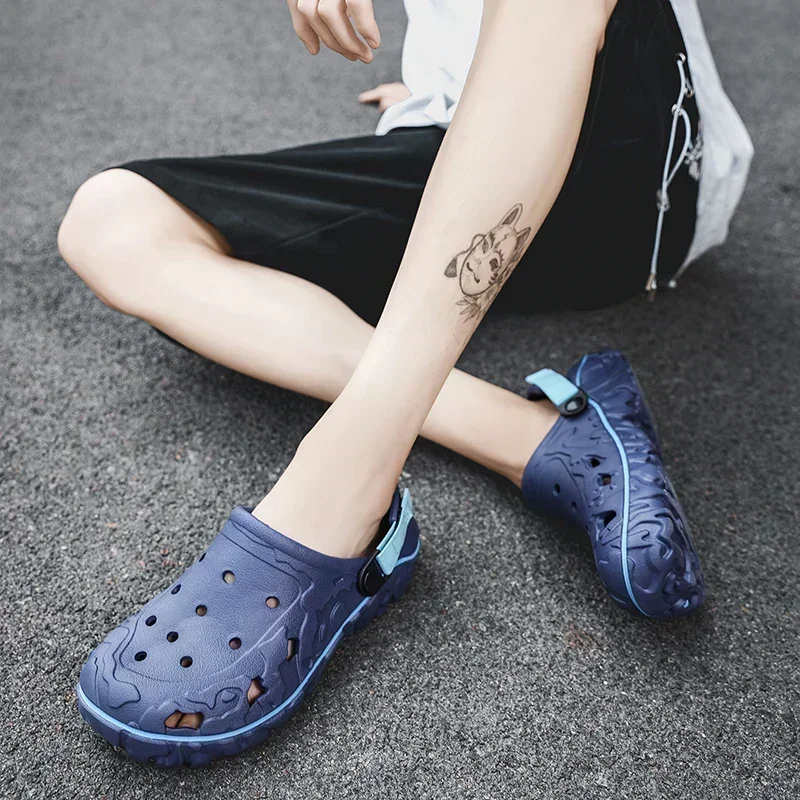 2025 Factory Cheap EVA Men's Clogs Shoes Lightweight Wholesale Plastic Clog Men Beach Working Sandals With Men Clogs&Mules - Image 6