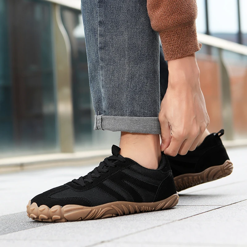 2026 New Wide Toe Barefoot Shoes Mens Womens Zero Drop Minimalist Sneakers Retro Outdoor Non Slip Walking Shoes Casual Sneaker - Image 5