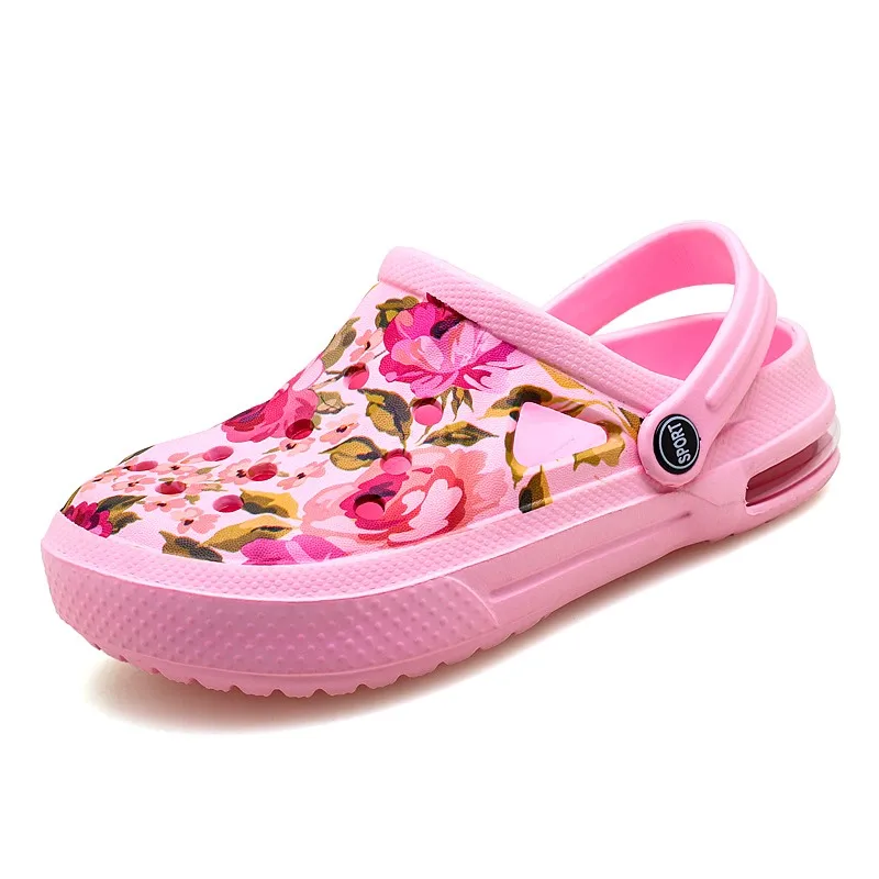 2006 Women's Ethnic Shoes Clogs Soft Sole Two-way Wear for Beach Mules and Pool Women Garden Slides Indoor Nursing Clogs Sandals - Image 4