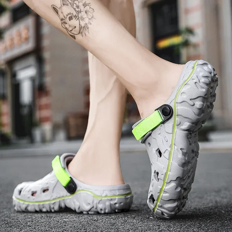 2025 Factory Cheap EVA Men's Clogs Shoes Lightweight Wholesale Plastic Clog Men Beach Working Sandals With Men Clogs&Mules - Image 3