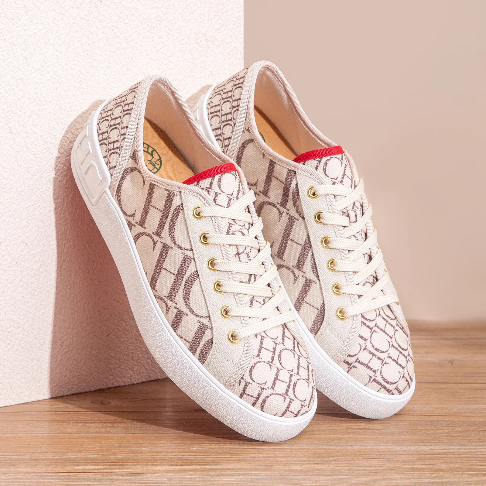 C-H Women's Casual Shoes Autumn New Comfortable Canvas Shoes Skeleton Correction Woman Walking Shoes - Image 5