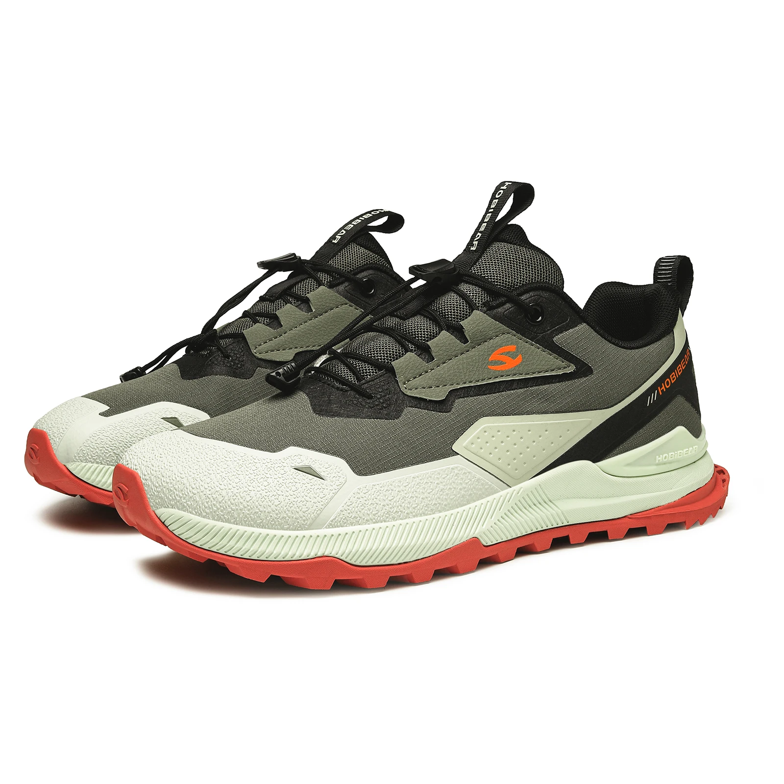 HOBIBEAR Hiking Walking Shoes for Men Women Elastic Band Non Slip Sneakers Comfortable Outdoor Travel Running Shoes - Image 2