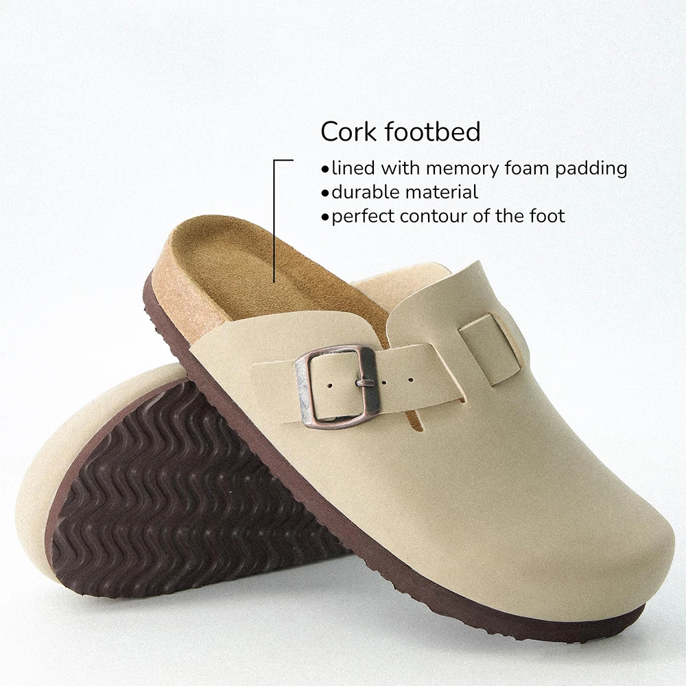 Bebealy Fashion Clogs for Women and Men Womens Suede Clogs-Mules Womens Mens House Slipers with Arch Support Soft Home Slippers - Image 2