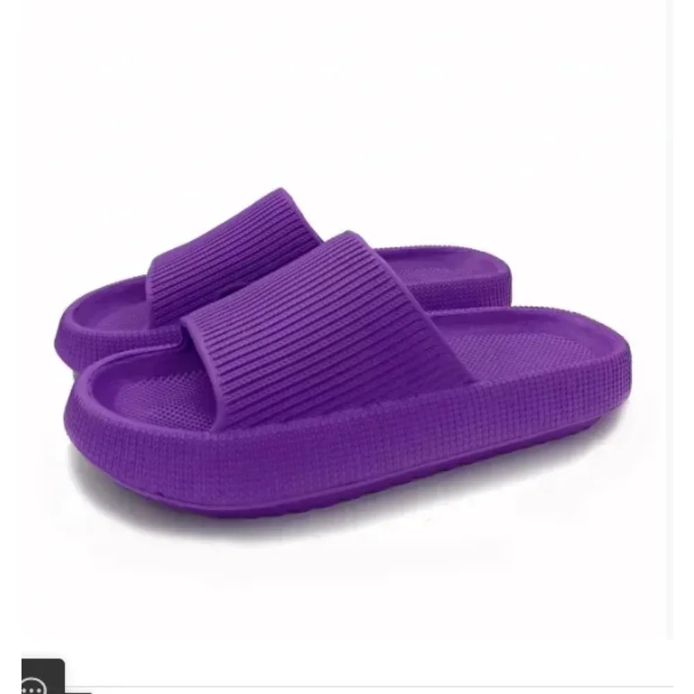High quality Women Thick Slippers Indoor Home Eva Soft Sole Pillow Slides Sandals Woman Summer Non Slip Beach Flip Flops New - Image 6