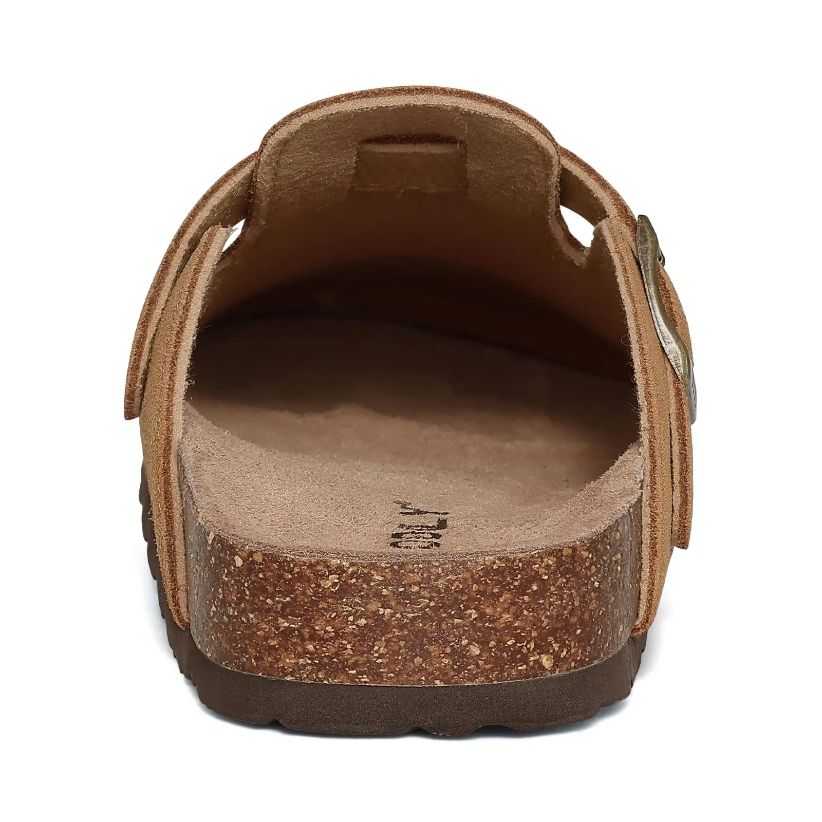 Goosecret Genuine Cow Suede Clogs for Women Men Clogs Soft Cork Footbed Mules Leisure House Shoes with Arch Support Beach Slides - Image 4