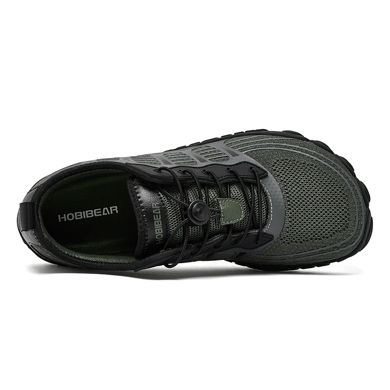 HOBIBEAR Mens Womens Barefoot Shoes Wide Toe Breathable Elastic Band Sneakers Beach Walking Casual Shoes - Image 3