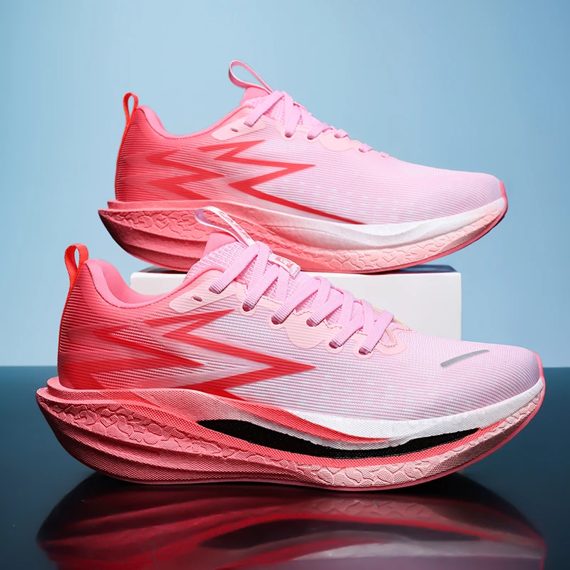 Marathon Men Running Shoes Carbon Board Speciality Sports Breathable Lightweight Women's Comfortable Chunta Athletic Sneakers - Image 4