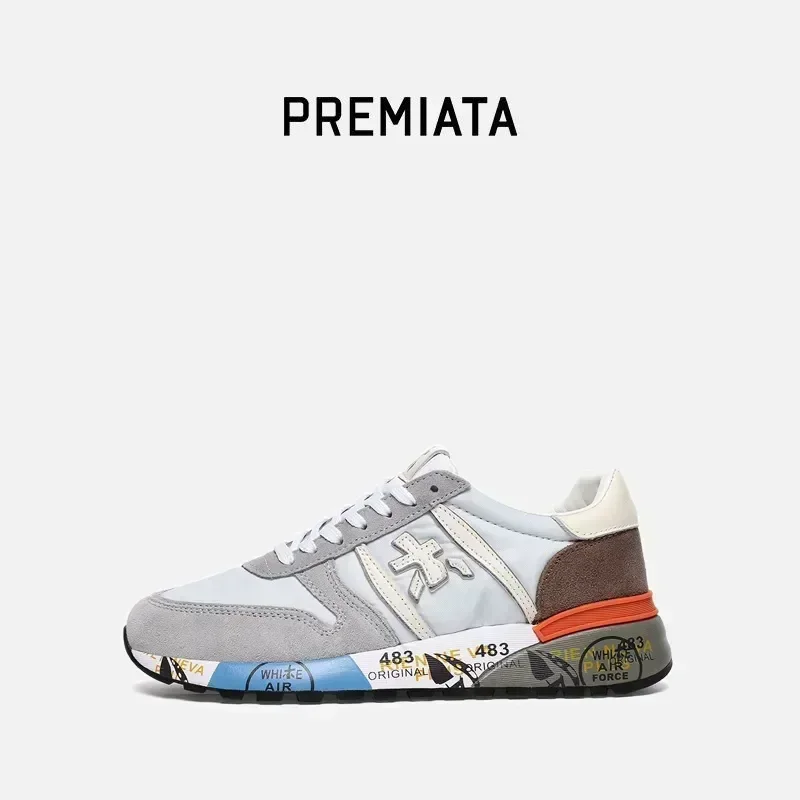 PREMIATA summer new pure men's camouflage jogging recreational sports elastic shoes - Image 2