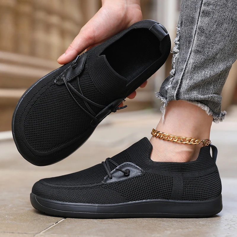 Women' Simple Wide Footed Sneakers Minimalist Mesh Comfortable Zero Drop Shoe New Breathable Fashionable Barefoot Sneakers Women - Image 5