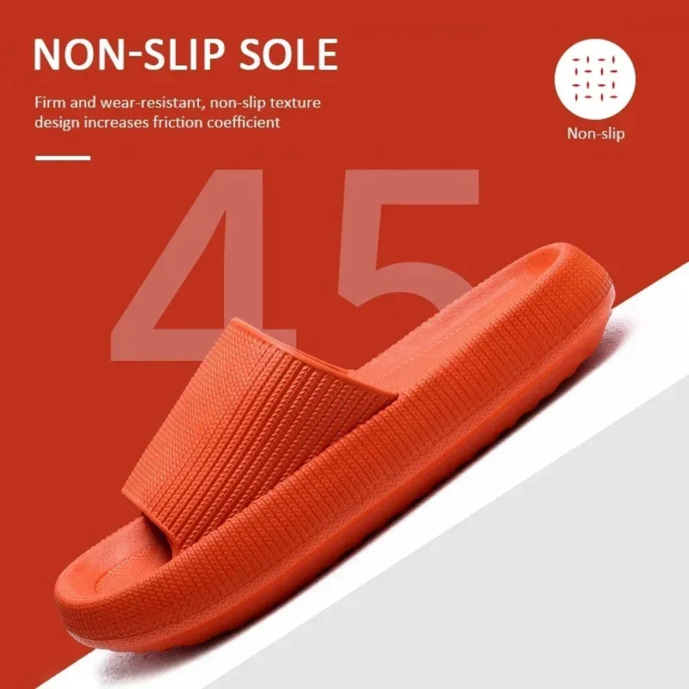 High quality Women Thick Slippers Indoor Home Eva Soft Sole Pillow Slides Sandals Woman Summer Non Slip Beach Flip Flops New - Image 3