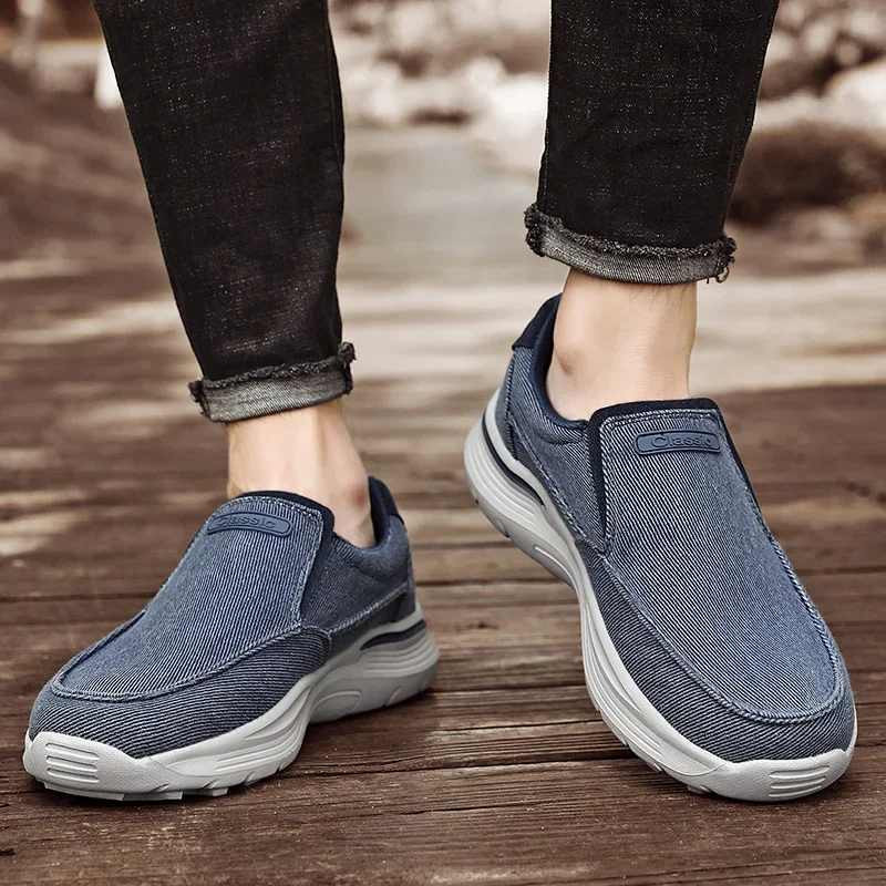 Men's Lightweight Canvas Loafers for Outdoor Hiking Camping Casual Sports Running Jogging Shoes Size 39-48 - Image 5
