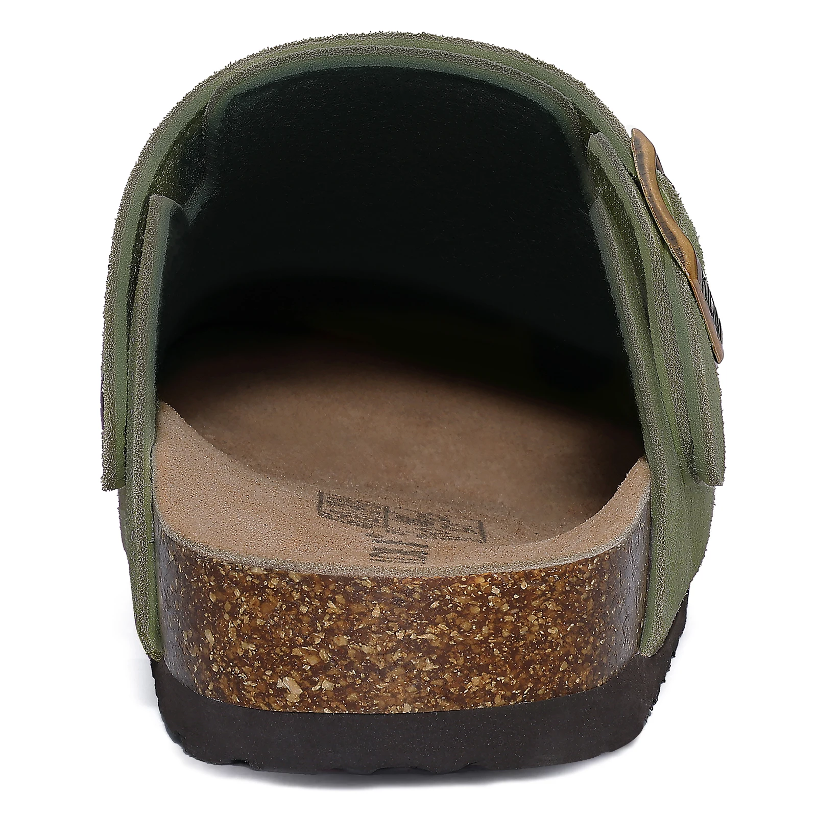 Goosecret Cow Suede Women's Potato Shoes With Adjustable Strap Cork Insole Mules Outdoor Unisex Clogs Slippers With Arch Support - Image 4