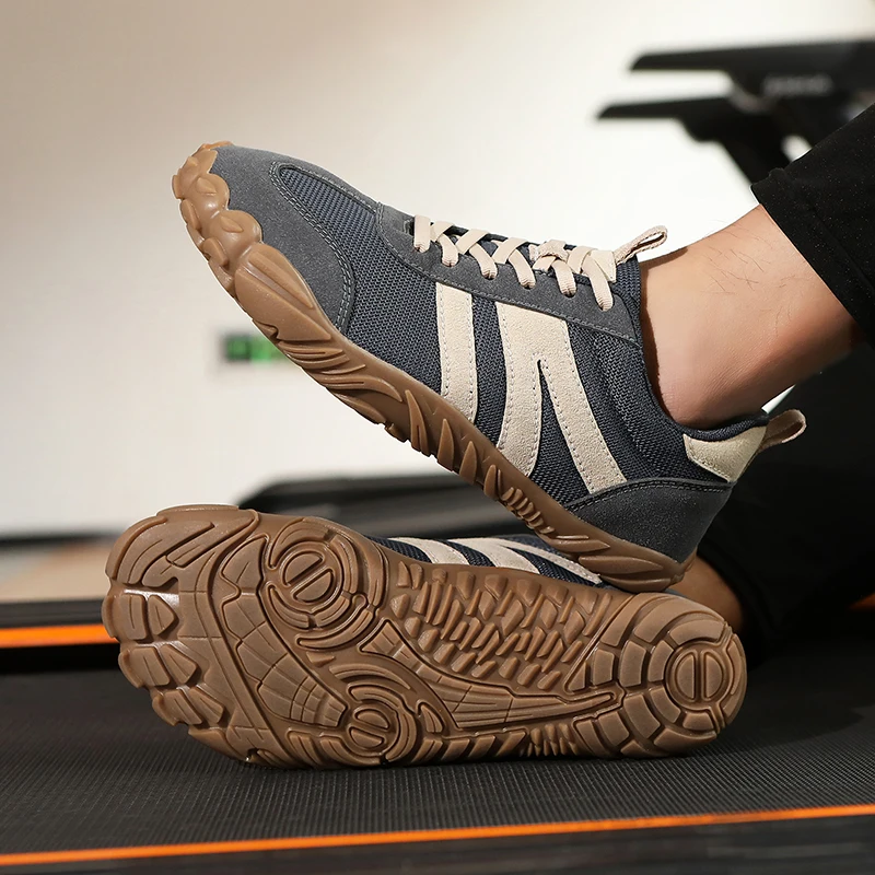 2026 New Wide Toe Barefoot Shoes Mens Womens Zero Drop Minimalist Sneakers Retro Outdoor Non Slip Walking Shoes Casual Sneaker - Image 2