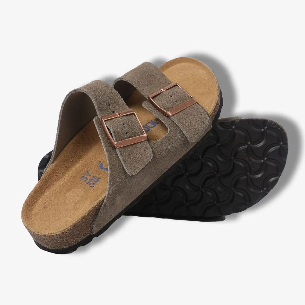 Fashion Buckle Modern Slippers For Women And Men Summer All-Match Boston Sandals Shoes Soft Footbed Sandals For Beach & Outdoor