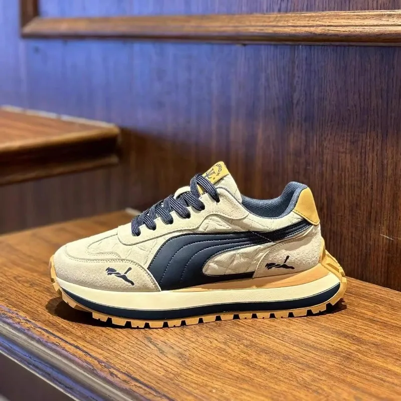 Casual Shoes Men's Sports Shoes Summer Casual Thick Soled Men's Shoes Soft and Comfortable Non-slip Outdoor Fashion Board Shoes - Image 2