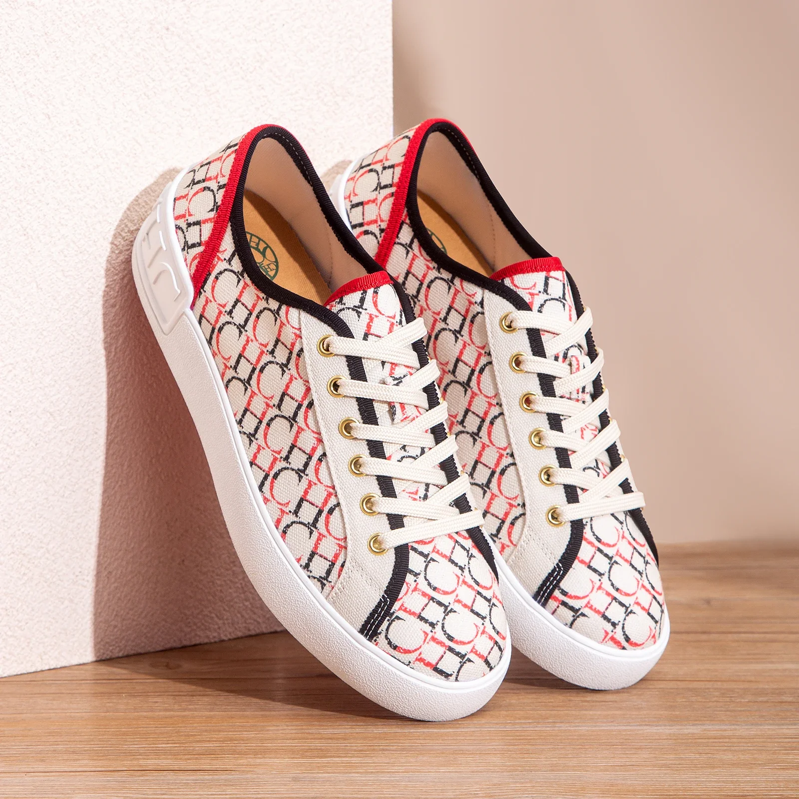 C-H Women's Casual Shoes Autumn New Comfortable Canvas Shoes Skeleton Correction Woman Walking Shoes - Image 6
