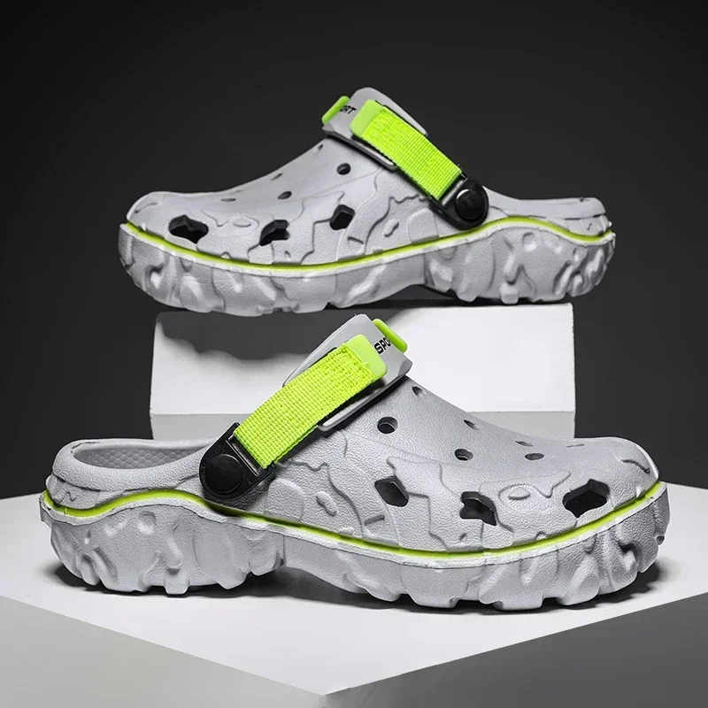 2025 Factory Cheap EVA Men's Clogs Shoes Lightweight Wholesale Plastic Clog Men Beach Working Sandals With Men Clogs&Mules - Image 2